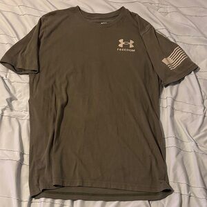 Under Armour Men's Freedom Olive Tee